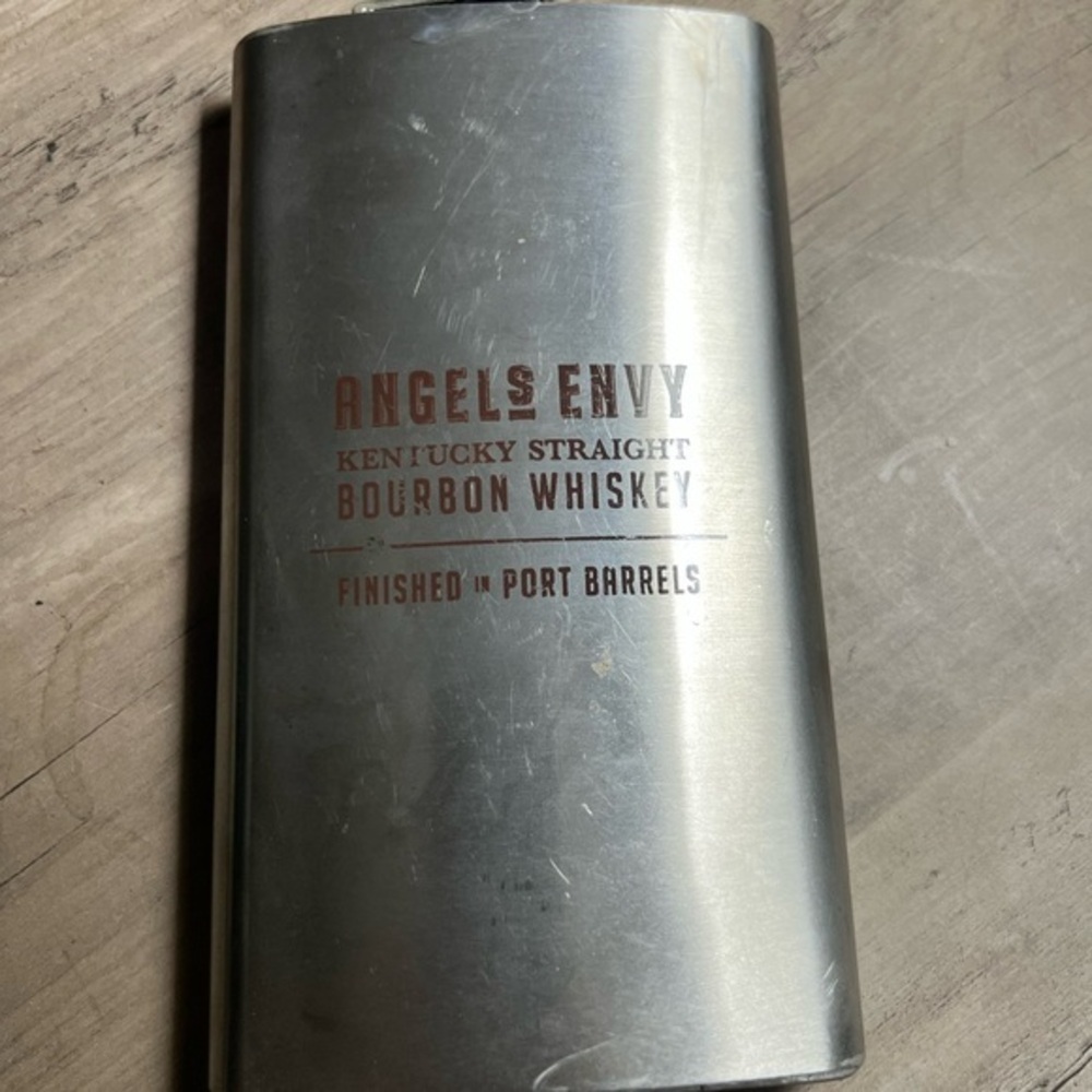 Angel's Envy Silver Flask